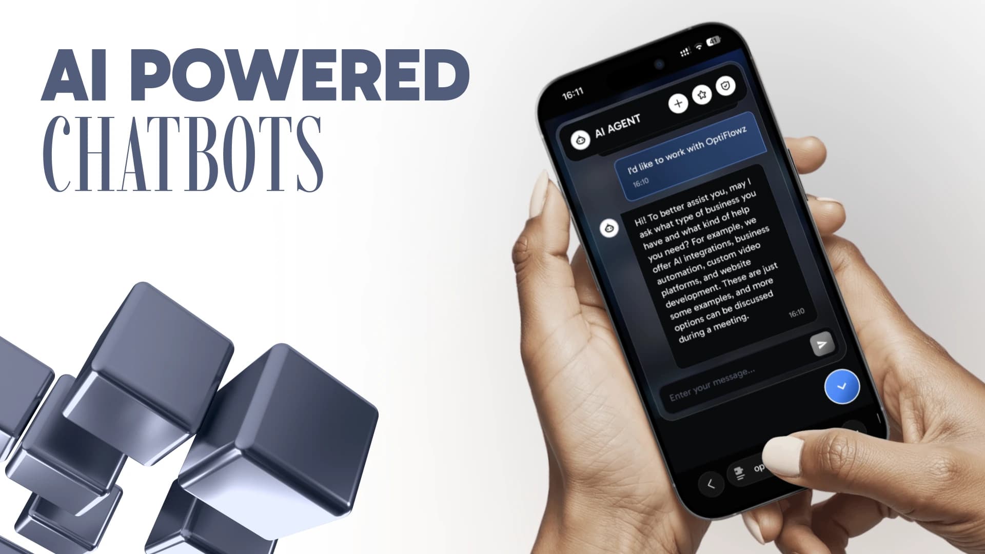 OptiFlowz AI Powered Chatbots